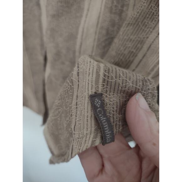 Women's XCO Columbia Button Up Shirt Size Large Size Medium - Picture 4 of 5